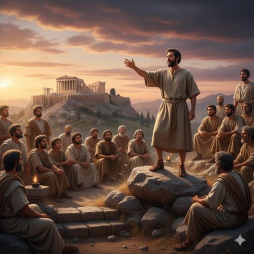 Apostle Paul Preaching